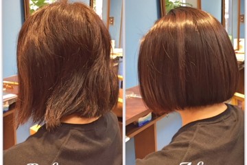 ASTON HAIRの縮毛矯正はしなやかで丸みを感じる!