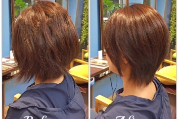アストンヘアはショートスタイルの縮毛矯正続々!!