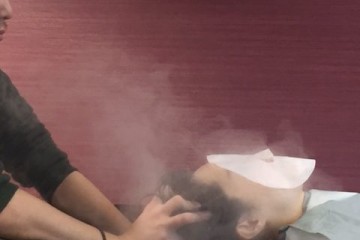 夏季限定のW炭酸アイススパ(リフレッシュコース)